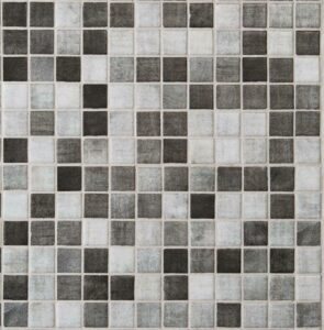 Sklenená mozaika Mosavit Riviere gris 30x30
