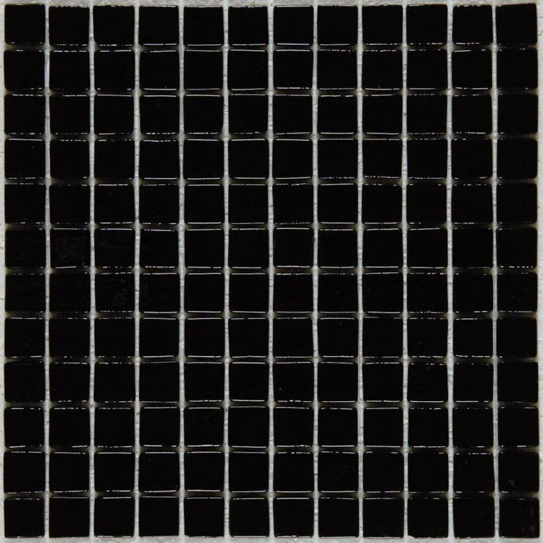 Sklenená mozaika Mosavit Monocolores negro 30x30
