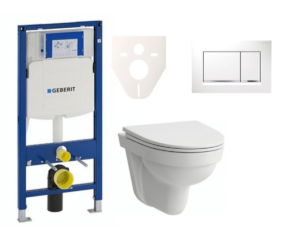 Cenovo zvýhodnený závesný WC set Geberit do ľahkých stien / predstenová
