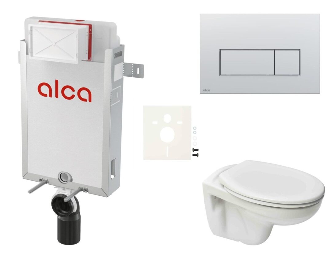 Cenovo zvýhodnený závesný WC set Alca na zamurovanie
