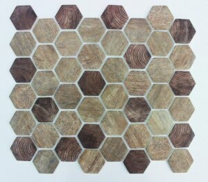 Sklenená mozaika Premium Mosaic brown 28x33