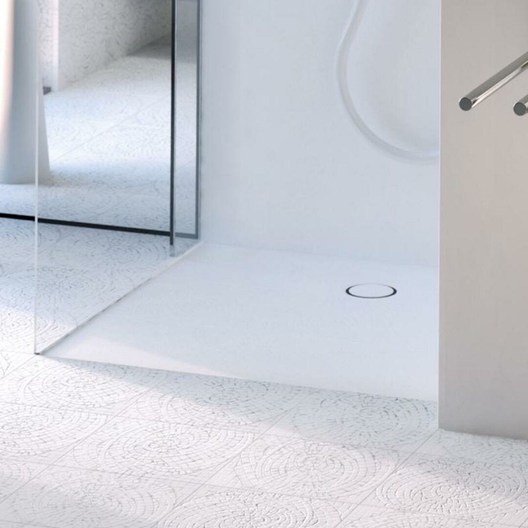 Sprchová vanička štvorcová Geberit 90x90 cm akrylát alpská biela