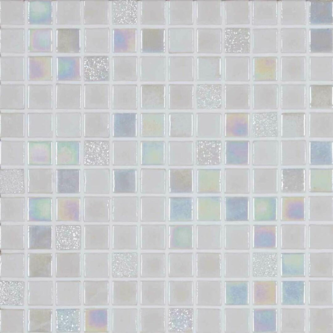 Sklenená mozaika Mosavit Sundance blanco 30x30 cm