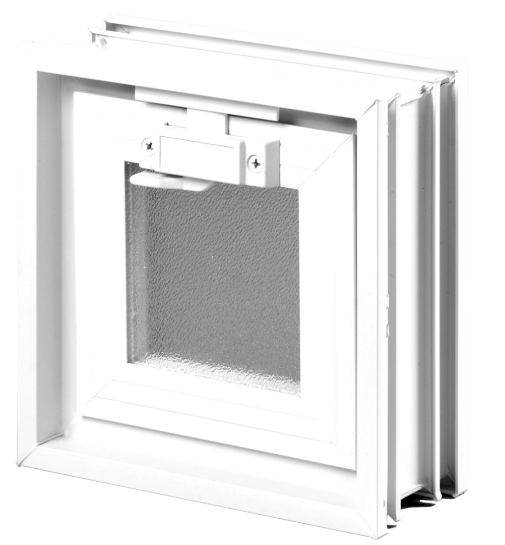 Vetracie okno Glassblocks biela 19x19