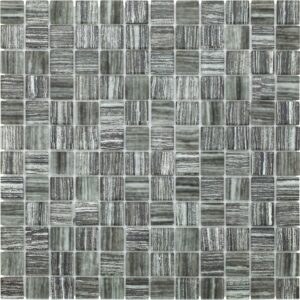 Sklenená mozaika Premium Mosaic šedá 30x30 cm