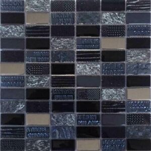 Mozaika Mosavit City negro 30x30 cm