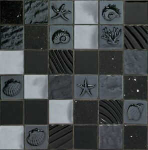 Sklenená mozaika Mosavit Marina negro 30x30 cm