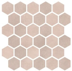 Mozaika Cir Materia Prima pink velvet hexagon