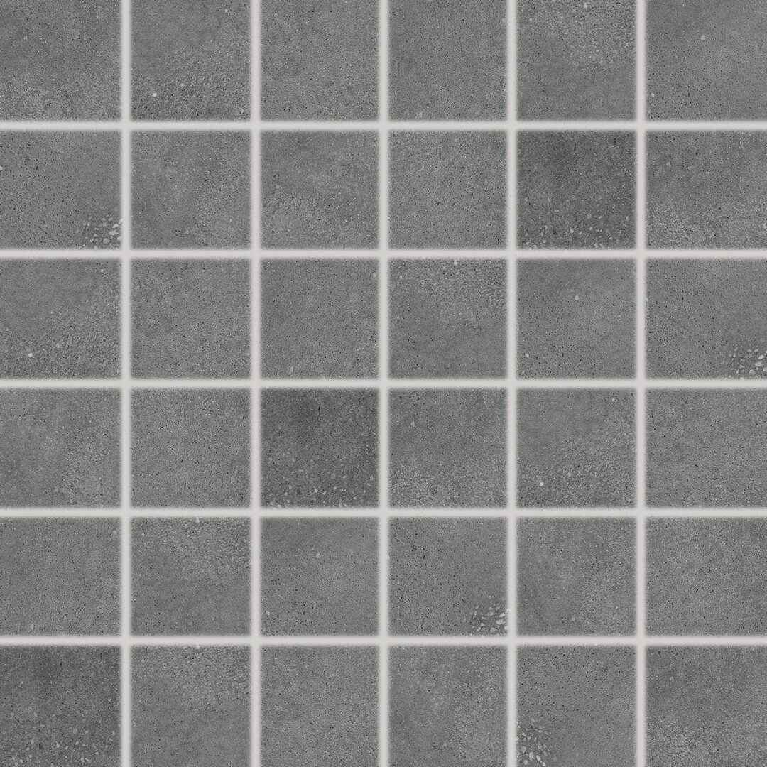 Mozaika Rako Betonico čierna 30x30