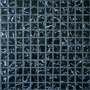 Sklenená mozaika Mosavit Negro marquina 30x30