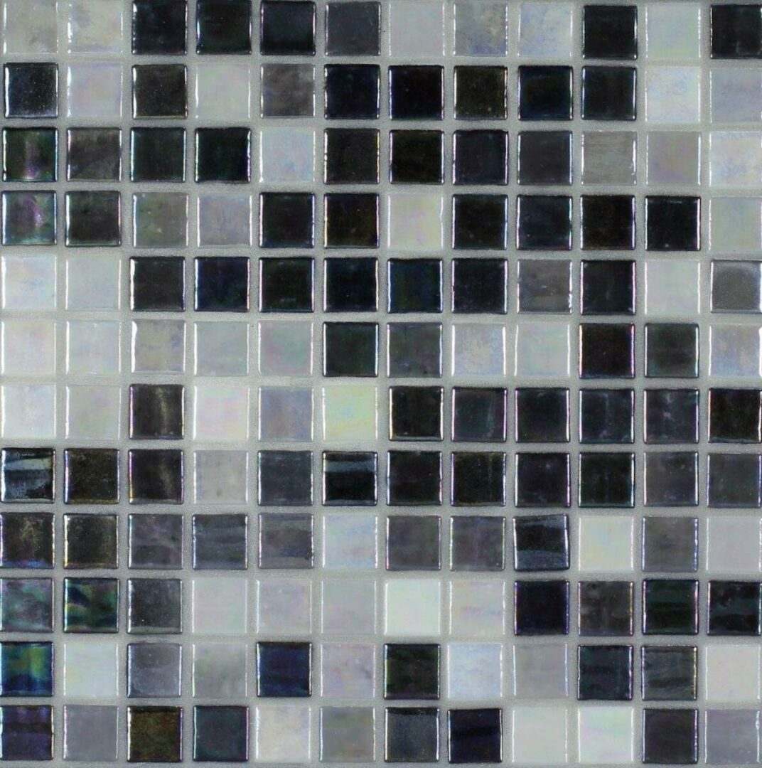 Sklenená mozaika Mosavit Acquaris gris 30x30