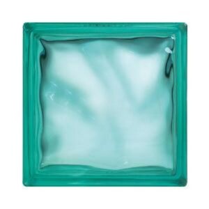 Luxfera Glassblocks turquoise 19x19x8 cm