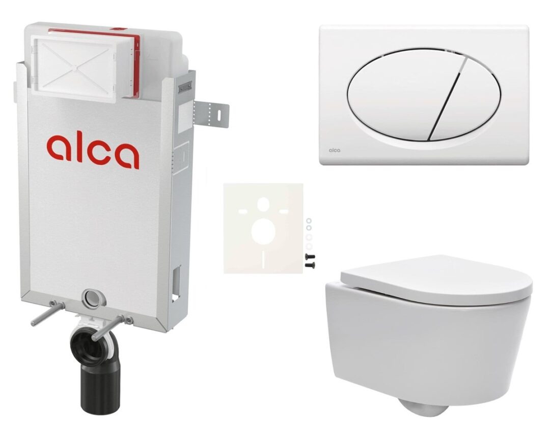 Cenovo zvýhodnený závesný WC set Alca
