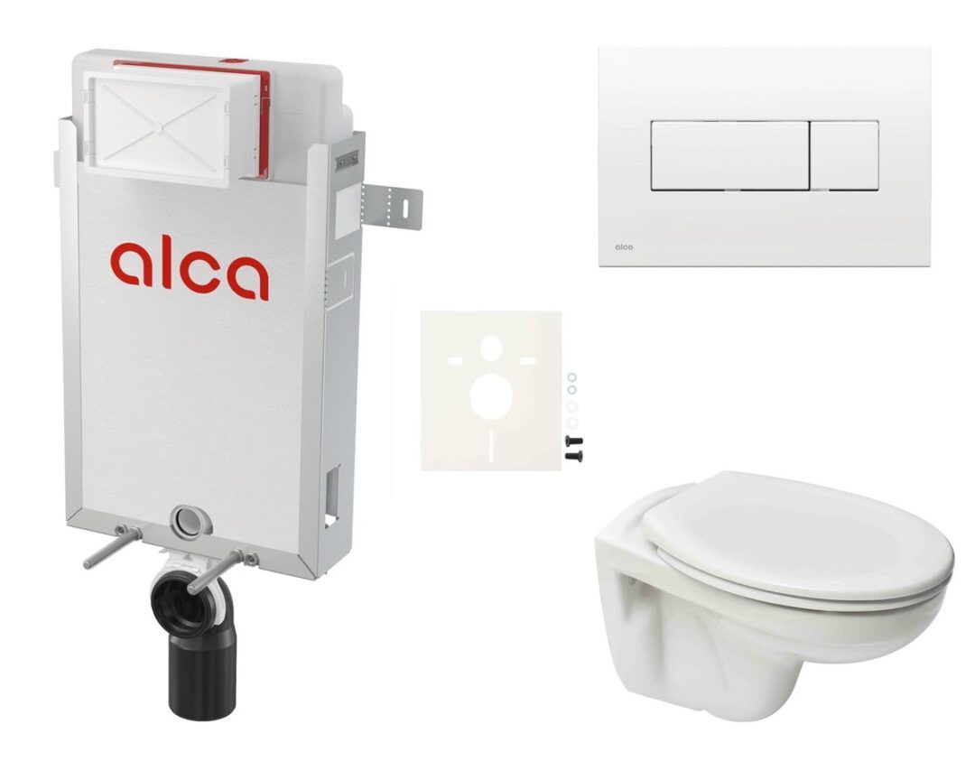 Cenovo zvýhodnený závesný WC set Alca na zamurovanie